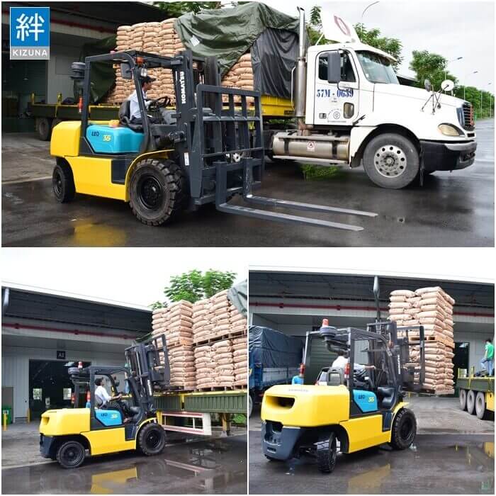 Forklift Rental Service Supplied by Kizuna Rental Serviced Factory