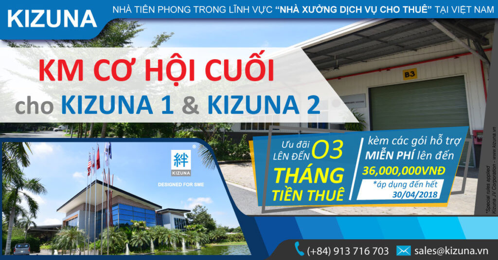 Khuyến mãi cơ hội cuối cho Kizuna 1 & 2